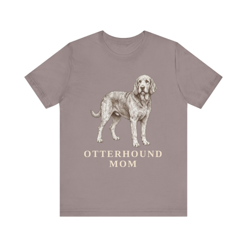 Otterhound Mom Shirt, Vintage Dog Sketch Tee, Dog Mom Gift