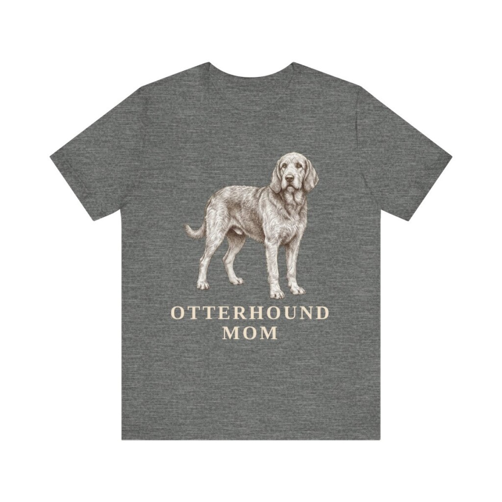 Otterhound Mom Shirt, Vintage Dog Sketch Tee, Dog Mom Gift