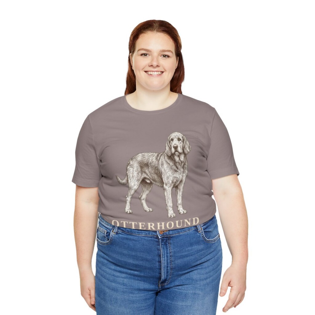 Otterhound Mom Shirt, Vintage Dog Sketch Tee, Dog Mom Gift