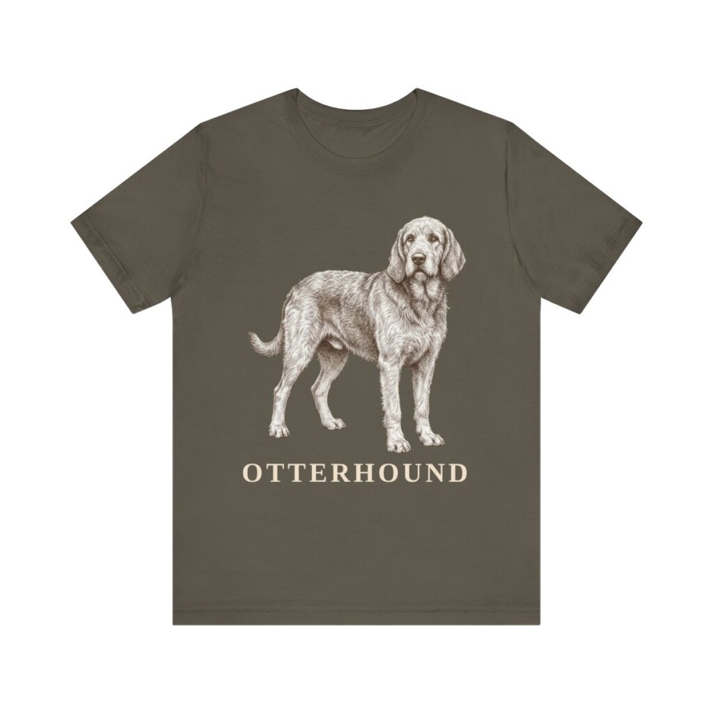 Otterhound Lover Shirt, Vintage Dog Sketch Tee, Dog Lover Gift Otterhound Lover Shirt, Vintage Dog Sketch Tee, Dog Lover Gift