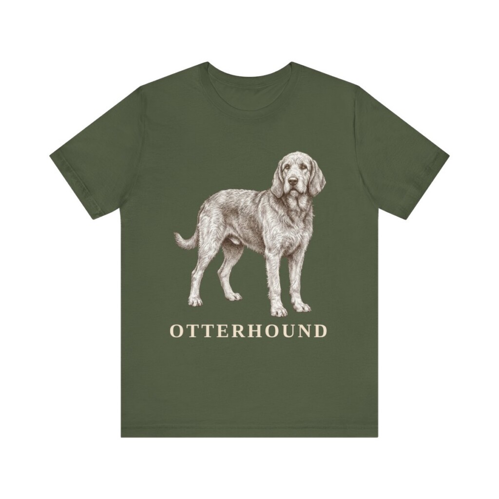 Otterhound Lover Shirt, Vintage Dog Sketch Tee, Dog Lover Gift Otterhound Lover Shirt, Vintage Dog Sketch Tee, Dog Lover Gift