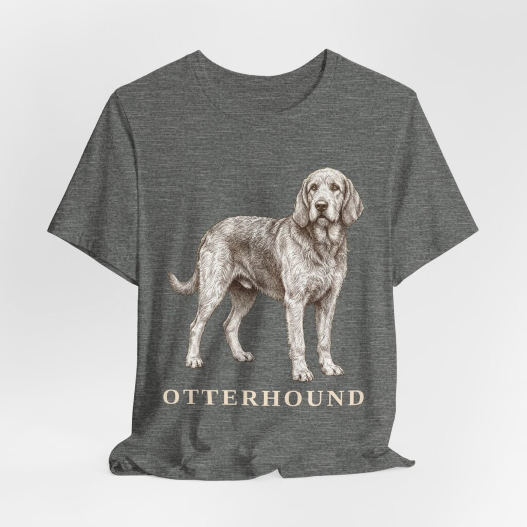 Otterhound Lover Shirt, Vintage Dog Sketch Tee, Dog Lover Gift Otterhound Lover Shirt, Vintage Dog Sketch Tee, Dog Lover Gift