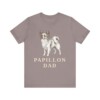 Papillon Dad Shirt, Vintage Dog Sketch Tee, Dog Dad Gift