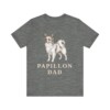 Papillon Dad Shirt, Vintage Dog Sketch Tee, Dog Dad Gift