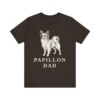 Papillon Dad Shirt, Vintage Dog Sketch Tee, Dog Dad Gift