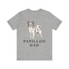 Papillon Dad Shirt, Vintage Dog Sketch Tee, Dog Dad Gift