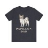 Papillon Dad Shirt, Vintage Dog Sketch Tee, Dog Dad Gift