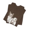 Papillon Dad Shirt, Vintage Dog Sketch Tee, Dog Dad Gift