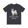 Papillon Mom Shirt, Vintage Dog Sketch Tee, Dog Mom Gift