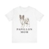 Papillon Mom Shirt, Vintage Dog Sketch Tee, Dog Mom Gift