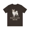 Papillon Mom Shirt, Vintage Dog Sketch Tee, Dog Mom Gift