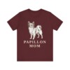 Papillon Mom Shirt, Vintage Dog Sketch Tee, Dog Mom Gift