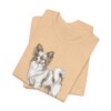 Papillon Mom Shirt, Vintage Dog Sketch Tee, Dog Mom Gift