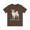 Papillon Lover Shirt, Vintage Dog Sketch Tee, Dog Lover Gift