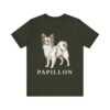 Papillon Lover Shirt, Vintage Dog Sketch Tee, Dog Lover Gift