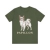 Papillon Lover Shirt, Vintage Dog Sketch Tee, Dog Lover Gift