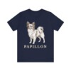 Papillon Lover Shirt, Vintage Dog Sketch Tee, Dog Lover Gift