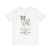 Papillon Humor Shirt, Vintage Dog Sketch Tee, Dog Humor Gift