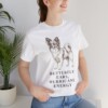 Papillon Humor Shirt, Vintage Dog Sketch Tee, Dog Humor Gift