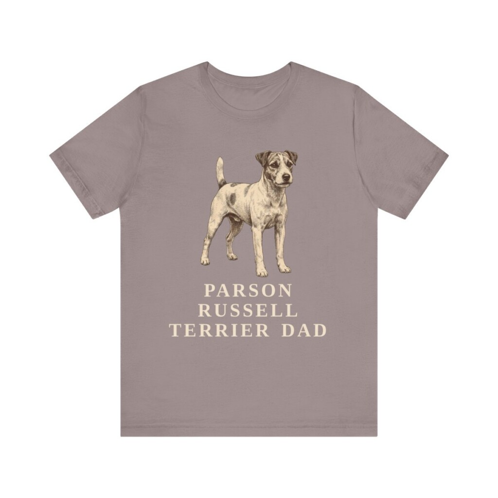 Parson Russell Terrier Dad Shirt, Vintage Dog Sketch Tee, Dog Dad Gift Parson Russell Terrier Dad Shirt, Vintage Dog Sketch Tee, Dog Dad Gift