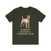 Parson Russell Terrier Dad Shirt, Vintage Dog Sketch Tee, Dog Dad Gift Parson Russell Terrier Dad Shirt, Vintage Dog Sketch Tee, Dog Dad Gift