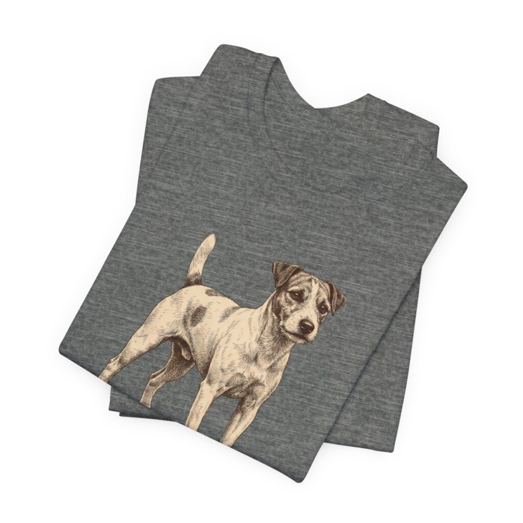 Parson Russell Terrier Dad Shirt, Vintage Dog Sketch Tee, Dog Dad Gift Parson Russell Terrier Dad Shirt, Vintage Dog Sketch Tee, Dog Dad Gift