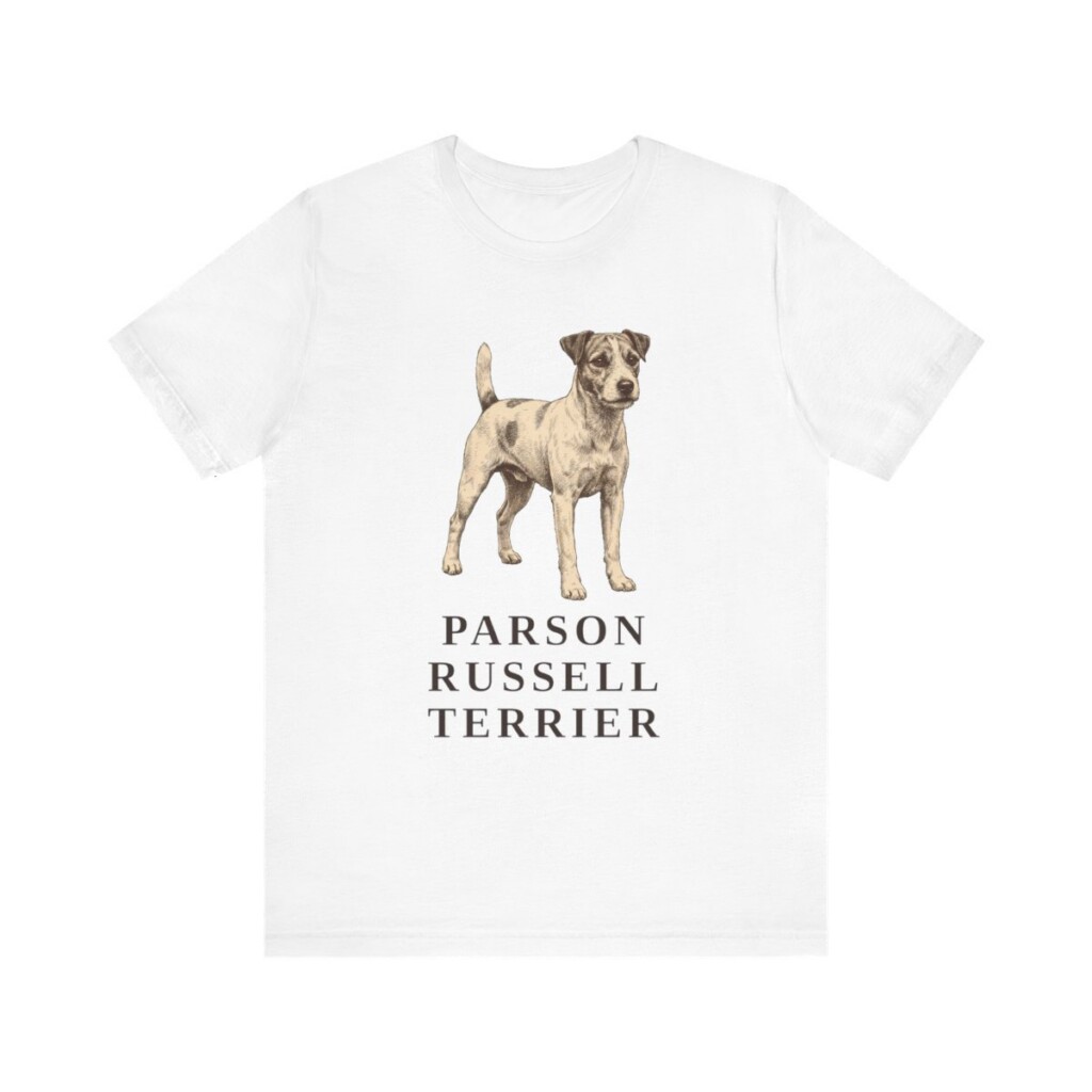 Parson Russell Terrier Lover Shirt, Vintage Dog Sketch Tee, Dog Lover Gift Parson Russell Terrier Lover Shirt, Vintage Dog Sketch Tee, Dog Lover Gift