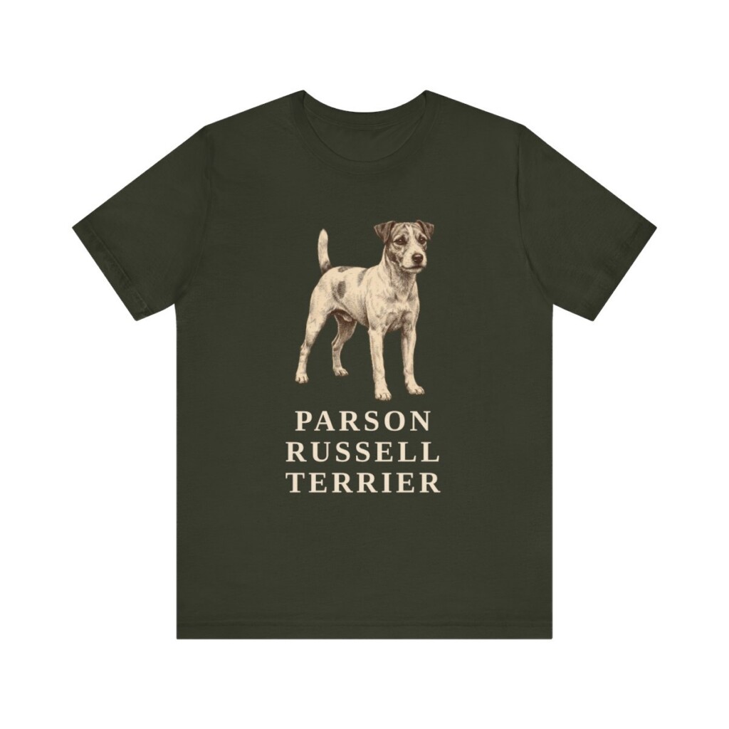 Parson Russell Terrier Lover Shirt, Vintage Dog Sketch Tee, Dog Lover Gift Parson Russell Terrier Lover Shirt, Vintage Dog Sketch Tee, Dog Lover Gift
