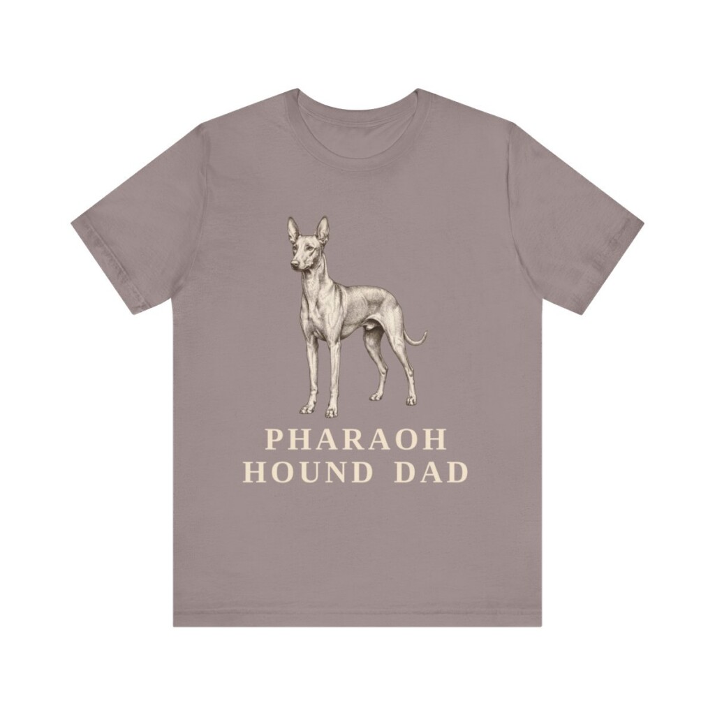 Pharaoh Hound Dad Shirt, Vintage Dog Sketch Tee, Dog Dad Gift