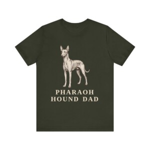 Pharaoh Hound Dad Shirt, Vintage Dog Sketch Tee, Dog Dad Gift