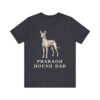 Pharaoh Hound Dad Shirt, Vintage Dog Sketch Tee, Dog Dad Gift