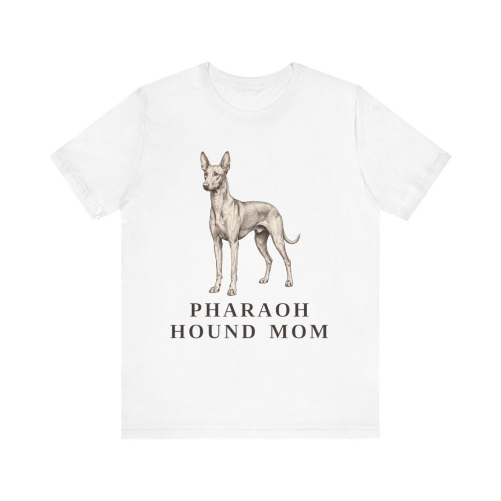 Pharaoh Hound Mom Shirt, Vintage Dog Sketch Tee, Dog Mom Gift