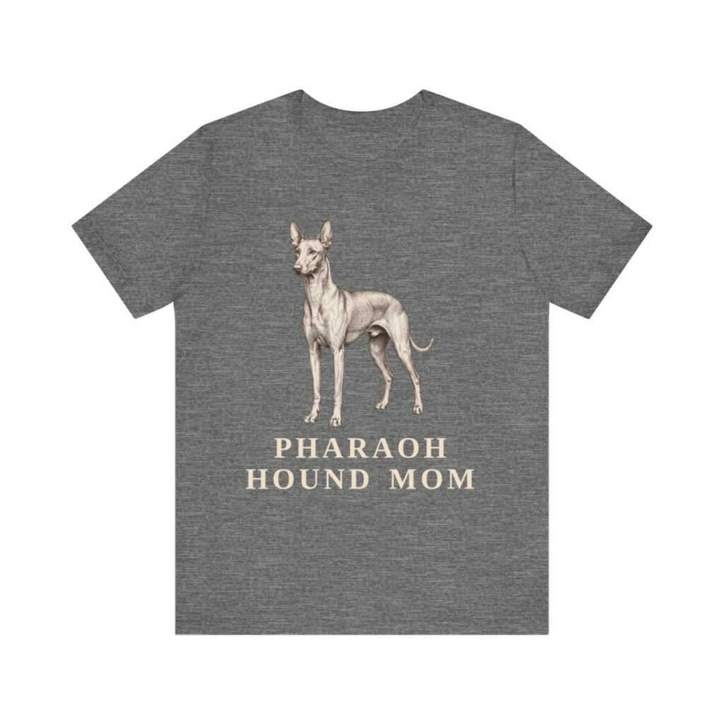 Pharaoh Hound Mom Shirt, Vintage Dog Sketch Tee, Dog Mom Gift