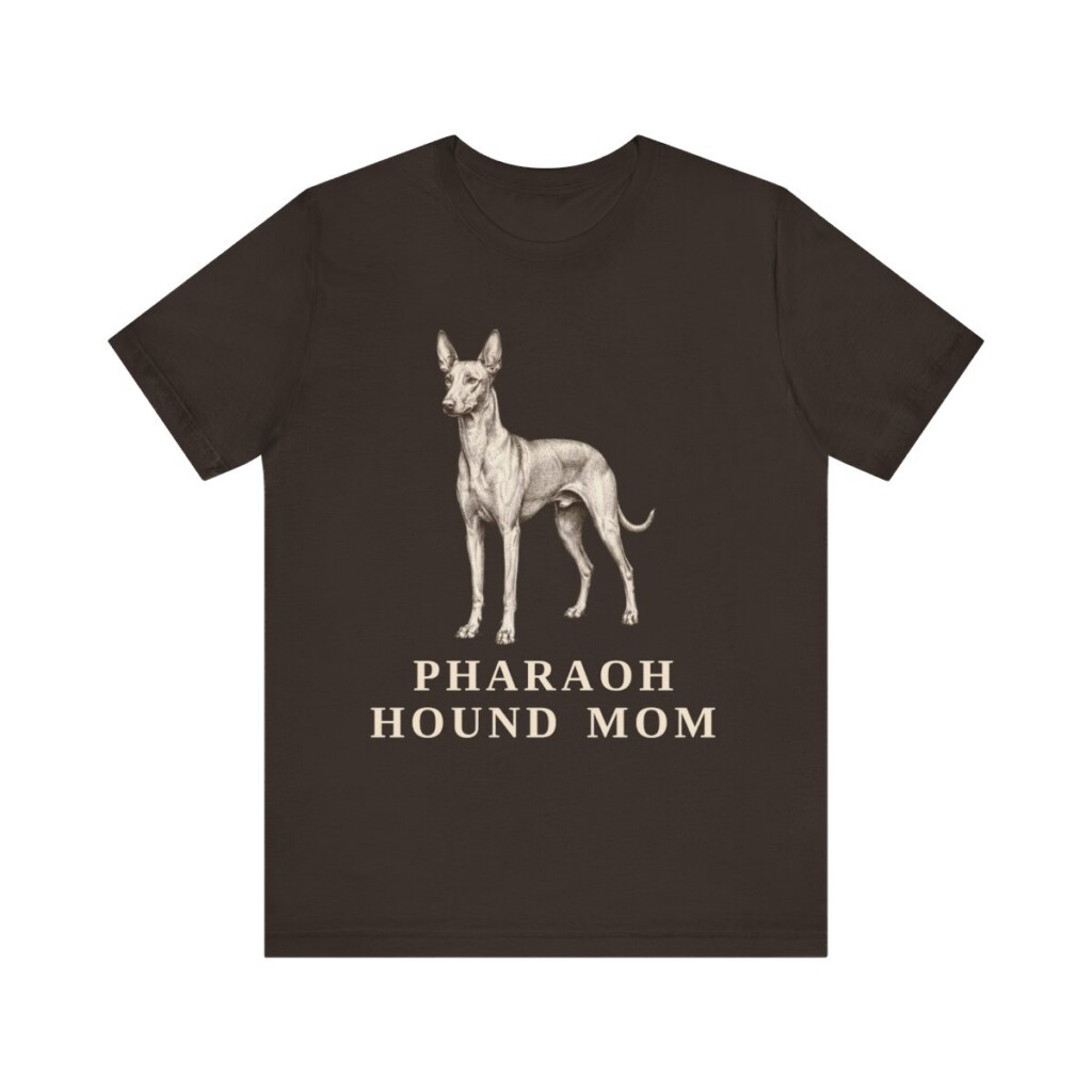 Pharaoh Hound Mom Shirt, Vintage Dog Sketch Tee, Dog Mom Gift