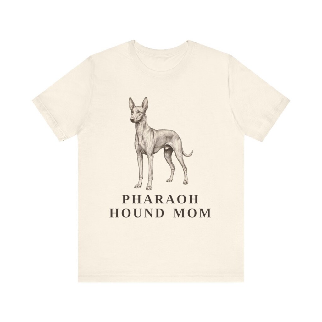 Pharaoh Hound Mom Shirt, Vintage Dog Sketch Tee, Dog Mom Gift