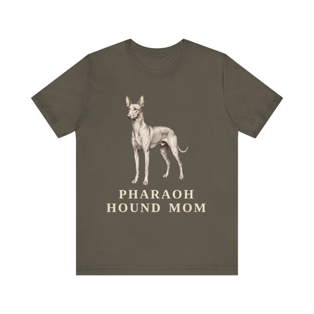 Pharaoh Hound Mom Shirt, Vintage Dog Sketch Tee, Dog Mom Gift