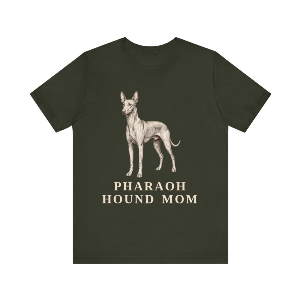 Pharaoh Hound Mom Shirt, Vintage Dog Sketch Tee, Dog Mom Gift