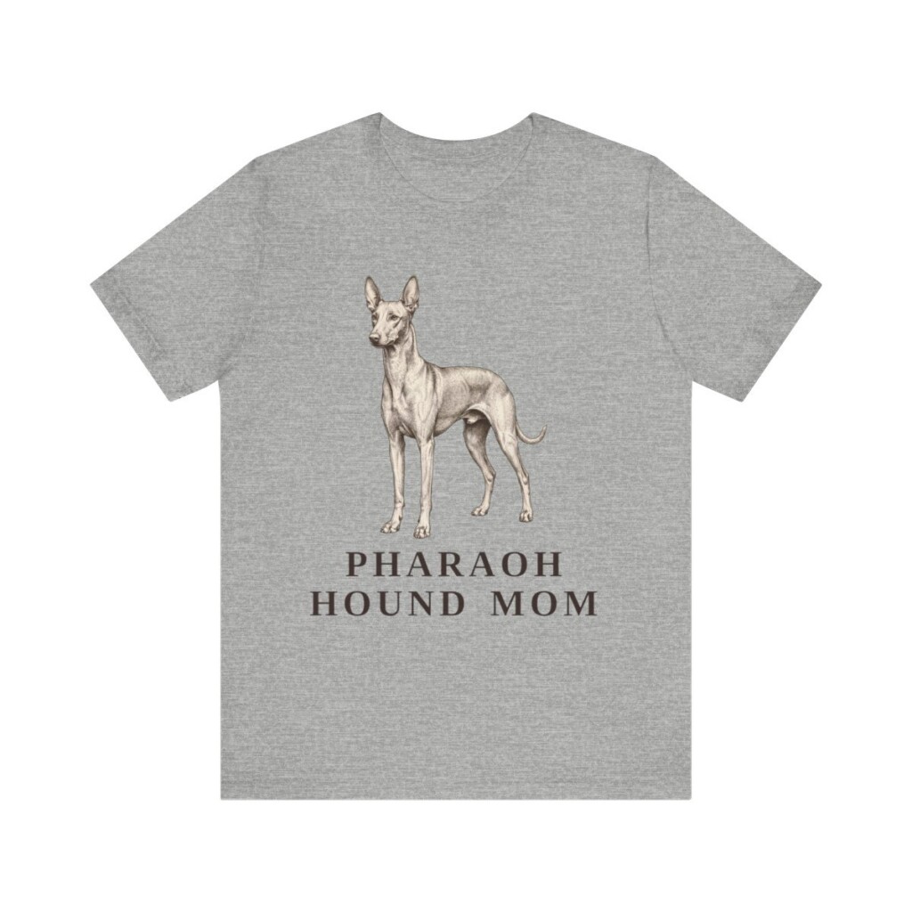 Pharaoh Hound Mom Shirt, Vintage Dog Sketch Tee, Dog Mom Gift