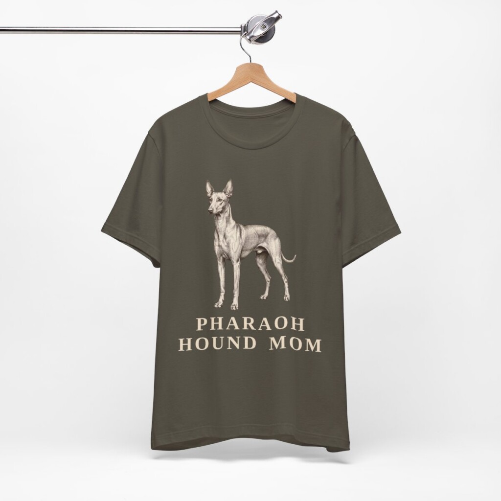 Pharaoh Hound Mom Shirt, Vintage Dog Sketch Tee, Dog Mom Gift