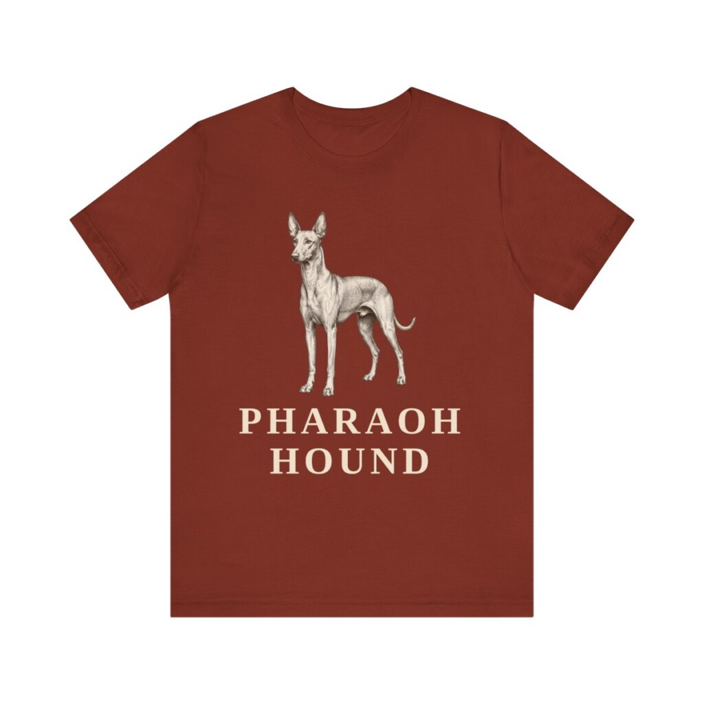Pharaoh Hound Lover Shirt, Vintage Dog Sketch Tee, Dog Lover Gift