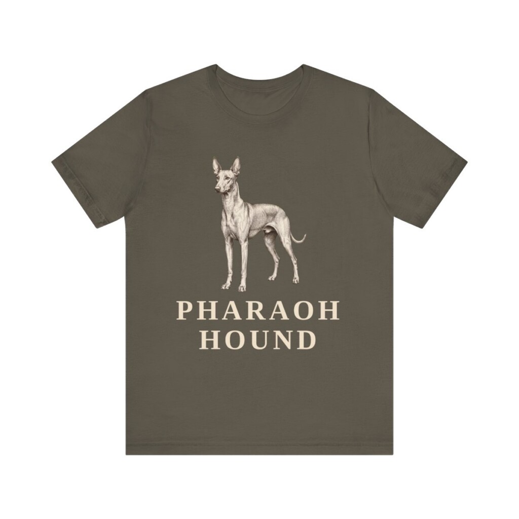 Pharaoh Hound Lover Shirt, Vintage Dog Sketch Tee, Dog Lover Gift