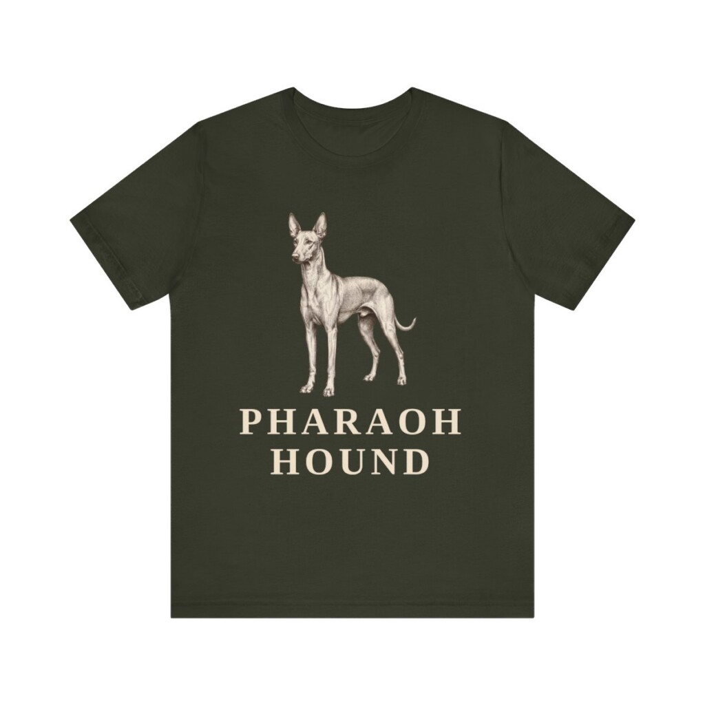 Pharaoh Hound Lover Shirt, Vintage Dog Sketch Tee, Dog Lover Gift