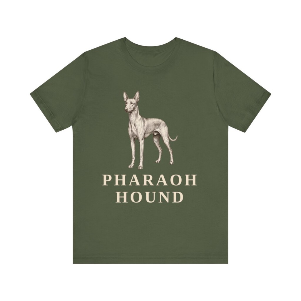 Pharaoh Hound Lover Shirt, Vintage Dog Sketch Tee, Dog Lover Gift