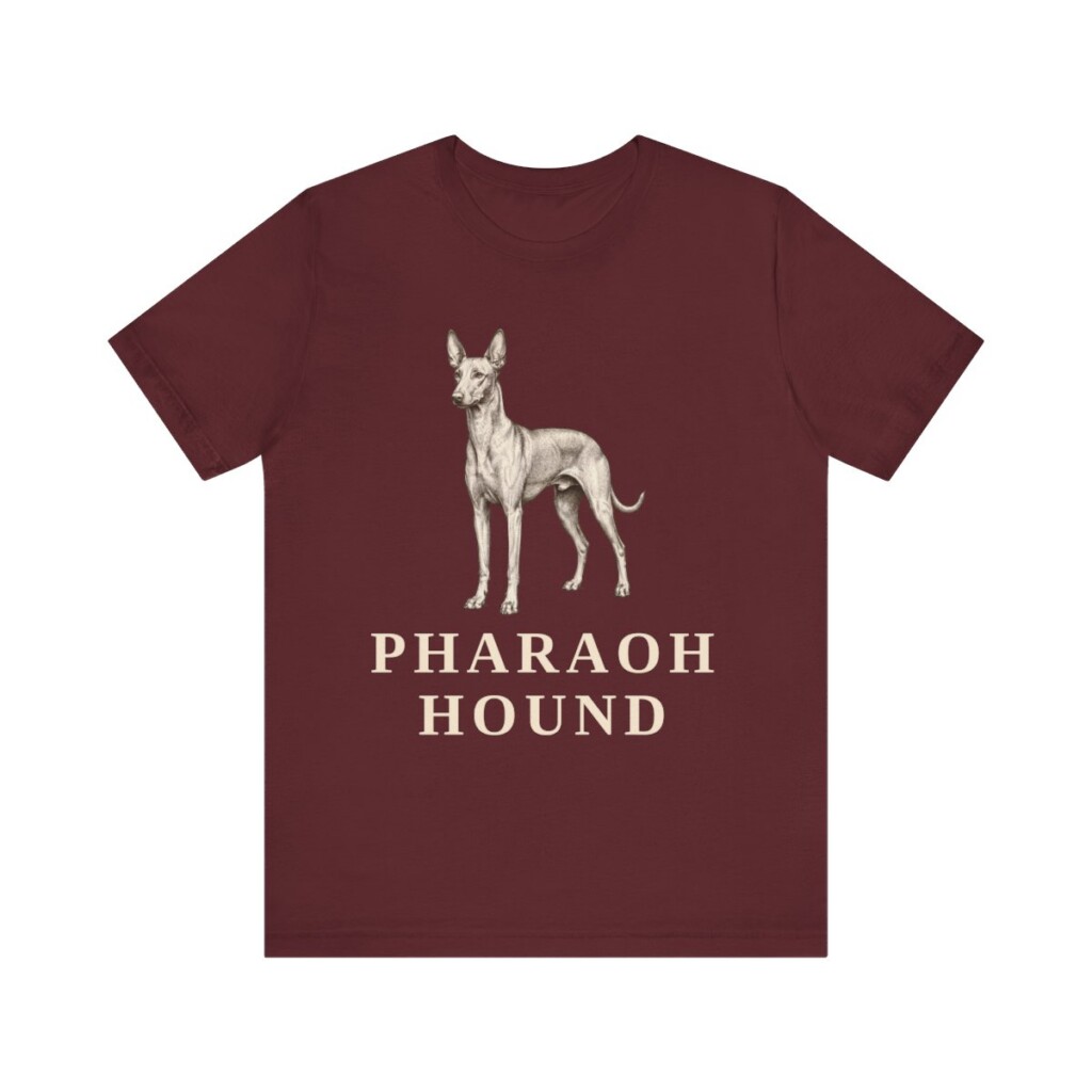 Pharaoh Hound Lover Shirt, Vintage Dog Sketch Tee, Dog Lover Gift
