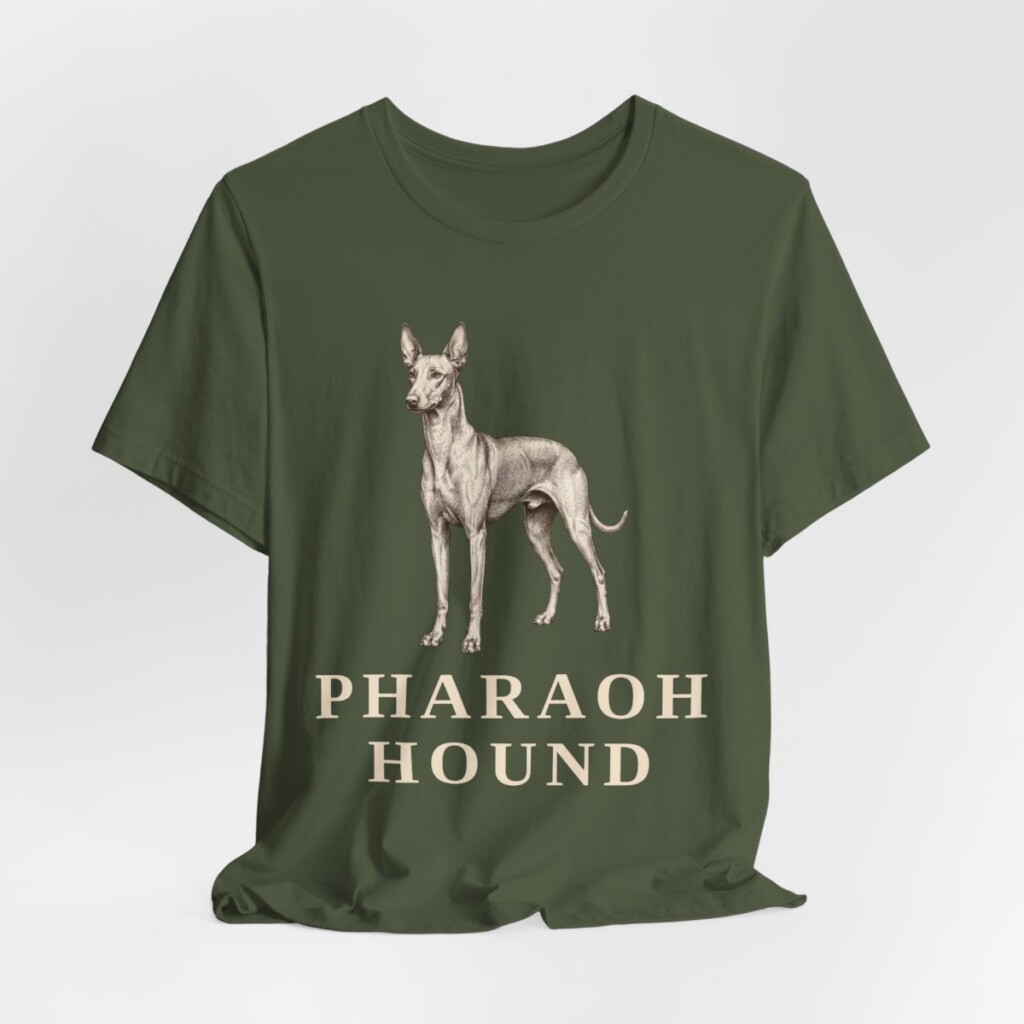 Pharaoh Hound Lover Shirt, Vintage Dog Sketch Tee, Dog Lover Gift