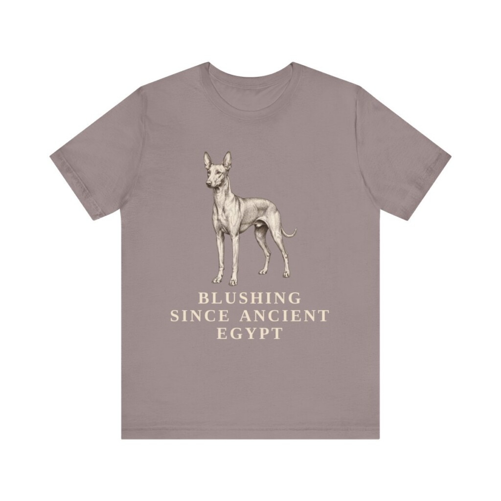 Pharaoh Hound Humor Shirt, Vintage Dog Sketch Tee, Dog Humor Gift