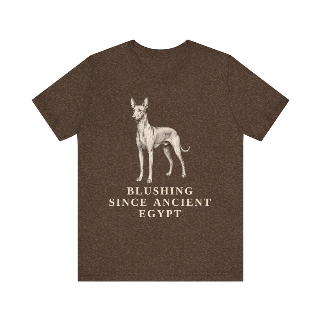 Pharaoh Hound Humor Shirt, Vintage Dog Sketch Tee, Dog Humor Gift