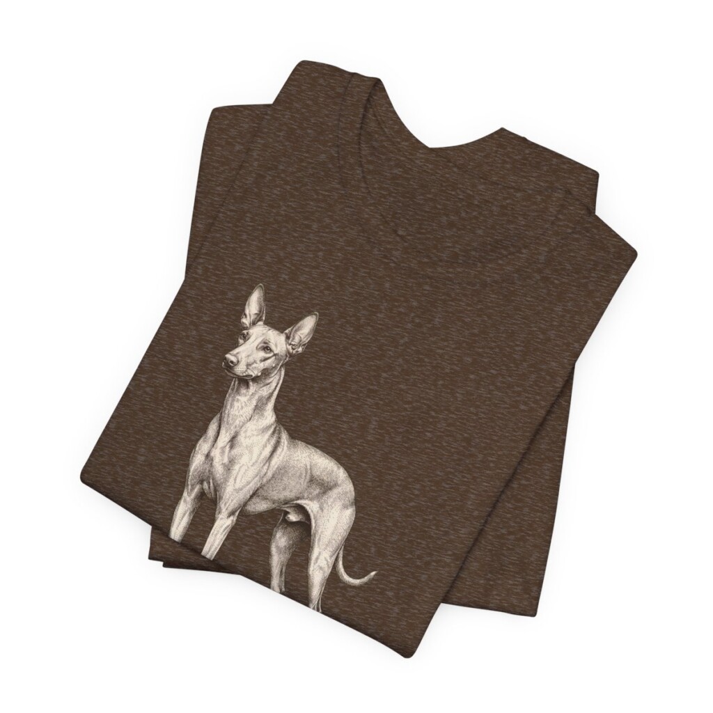 Pharaoh Hound Humor Shirt, Vintage Dog Sketch Tee, Dog Humor Gift