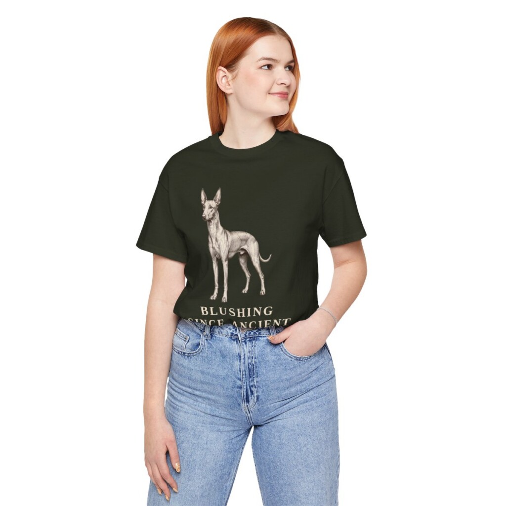 Pharaoh Hound Humor Shirt, Vintage Dog Sketch Tee, Dog Humor Gift