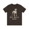 Pit Bull Dad Shirt, Vintage Dog Sketch Tee, Dog Dad Gift